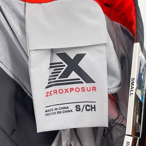 ZeroXposur Plunge Swim Trunks UPF 50+ Quick Dry Stretch Men Small Black Waxed - Picture 5 of 7